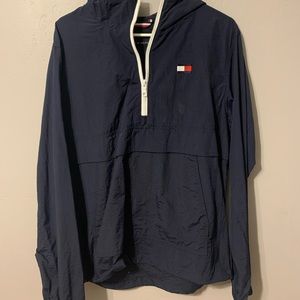 A windbreaker pullover